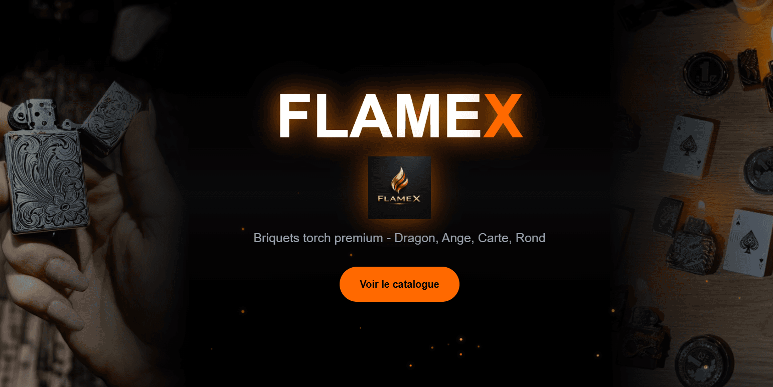 FlameX - website built by KHSolutions